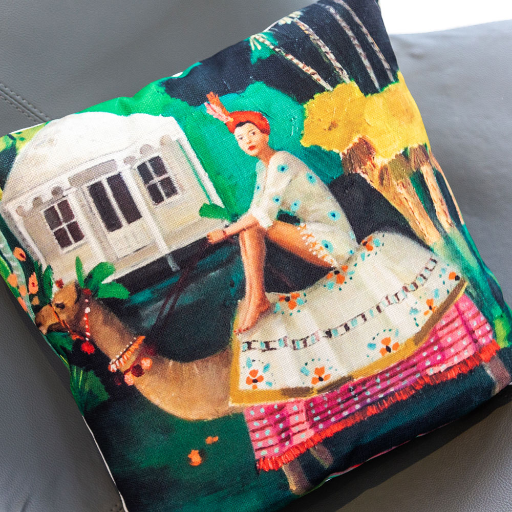 96523362 Арт-подушка «Бархатцы» Object Desire  - Вид №2