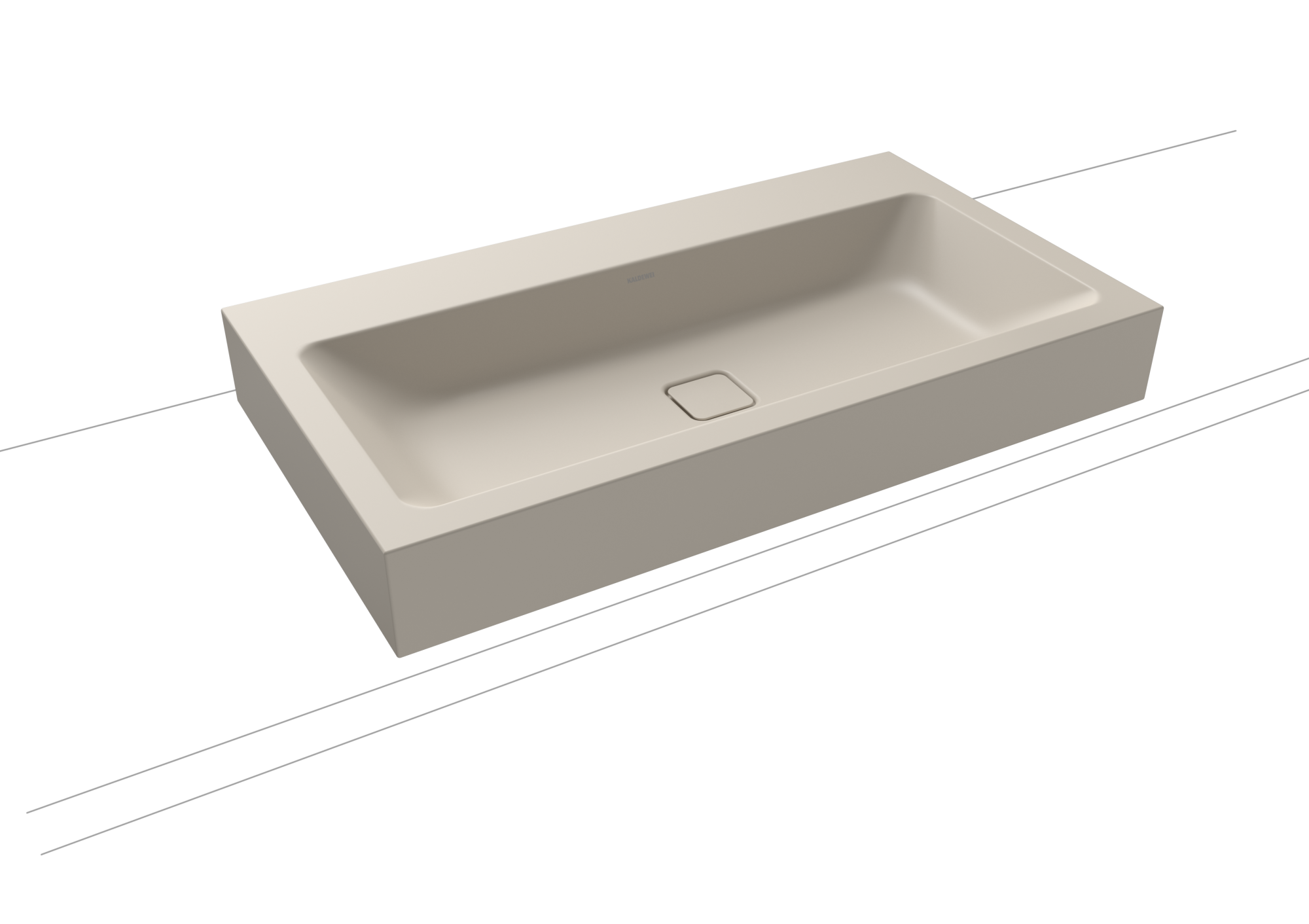 Умывальник KALDEWEI Сталь эмалированная 3086 445 теплый серый 10 30863319445