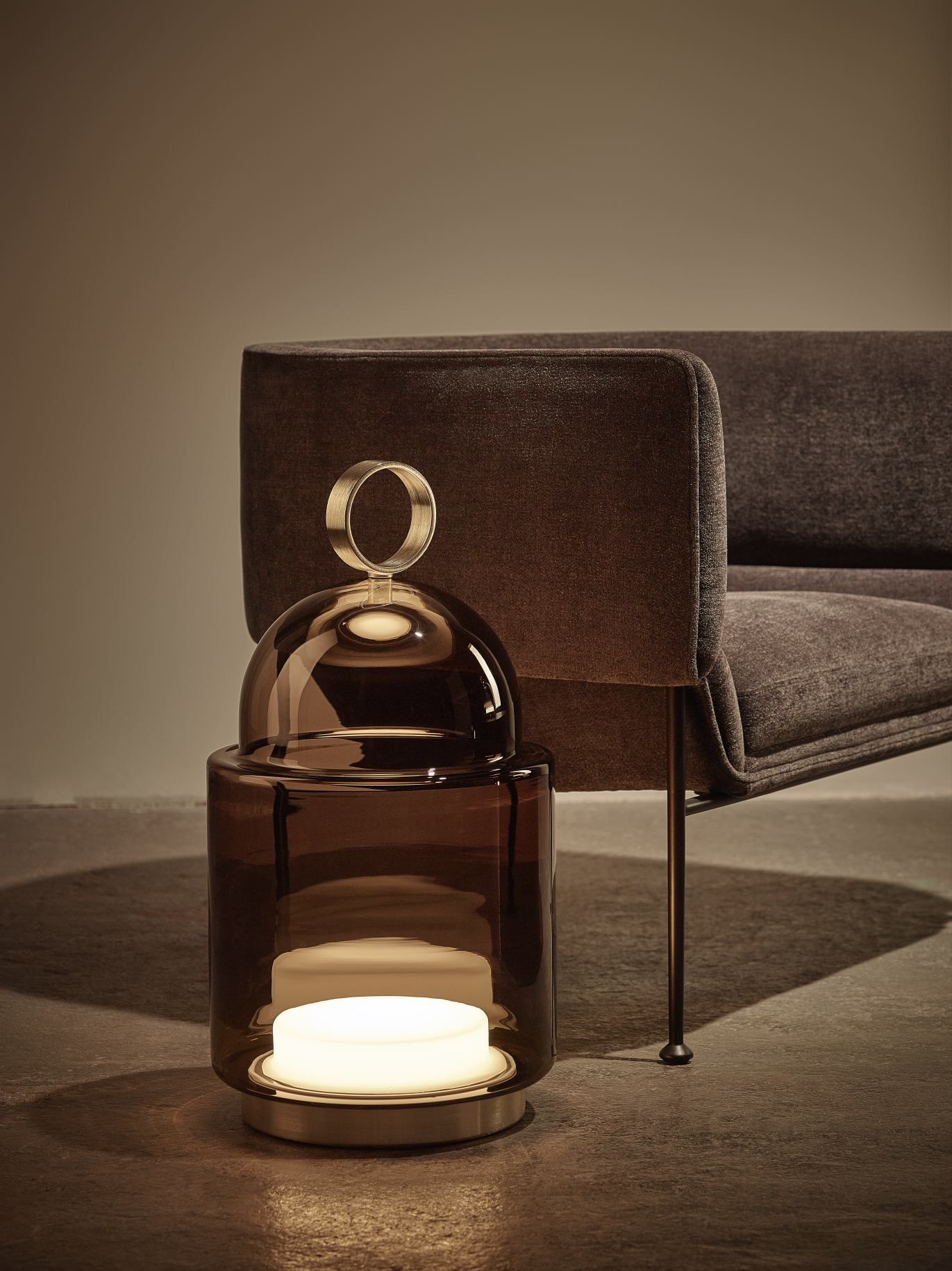 Батарея выдувное стекло светодиодный торшер BROKIS Dome Nomad ARCH-00098223 - Вид №18