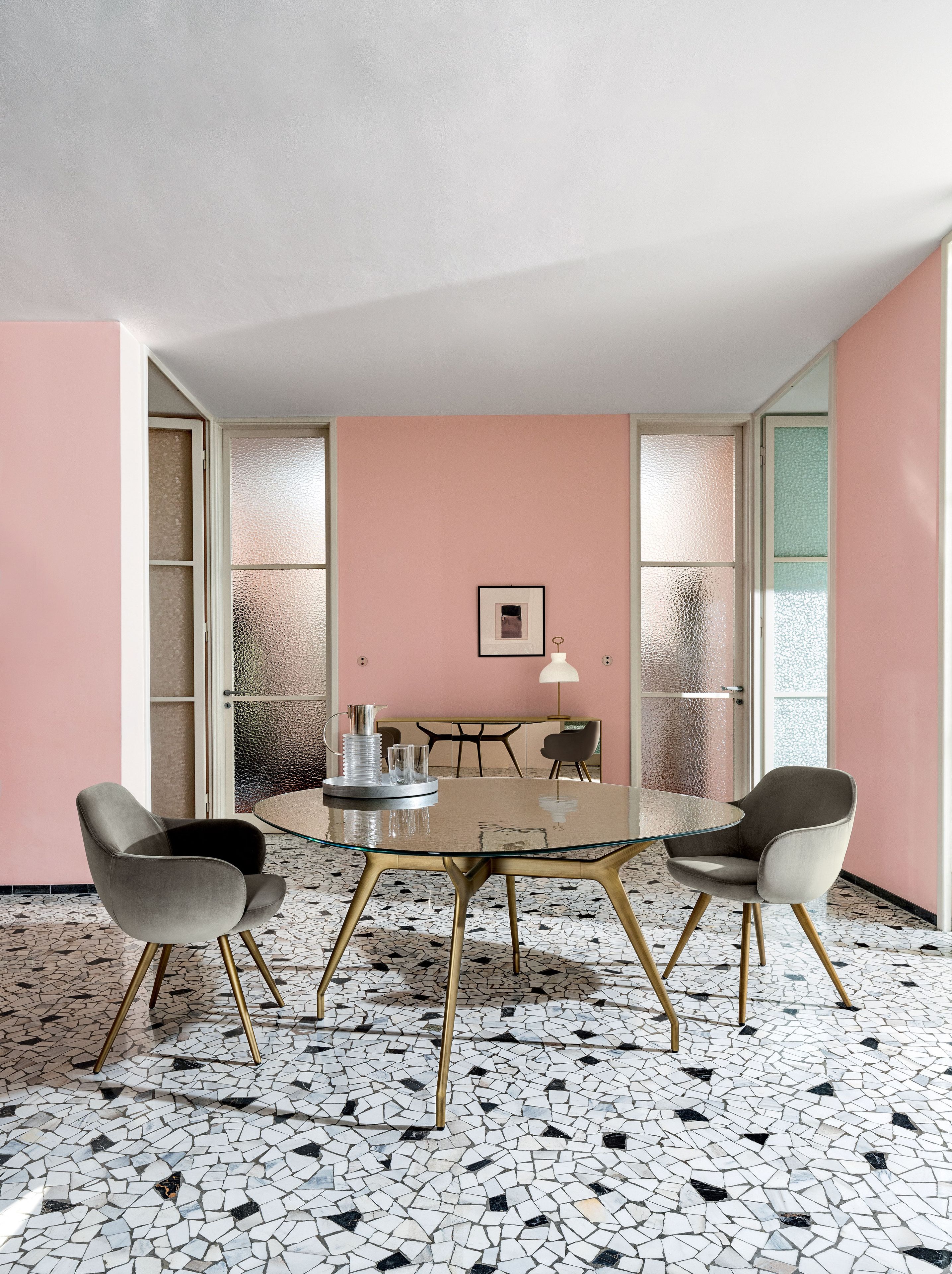 Алюминиевый и стеклянный обеденный стол Sovet Italia Arkos ARCH-00026234 - Вид №3