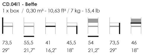 Fenabel Стул ясеня Bette sun-id-1470653 - Вид №4