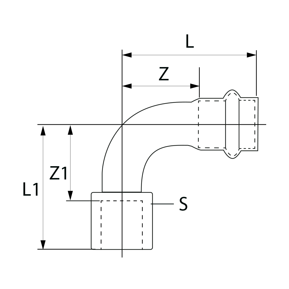PS4002G0150400 Отводы Tece  - Вид №1