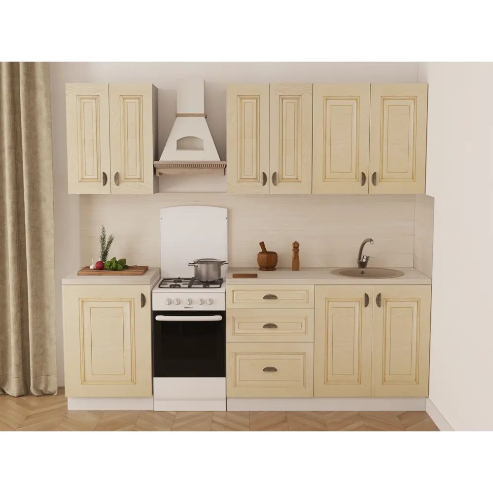 Навесной каркас DELINIA ID для кухонного шкафа 80 см белый 82000371 STLM-0877413 - Вид №11