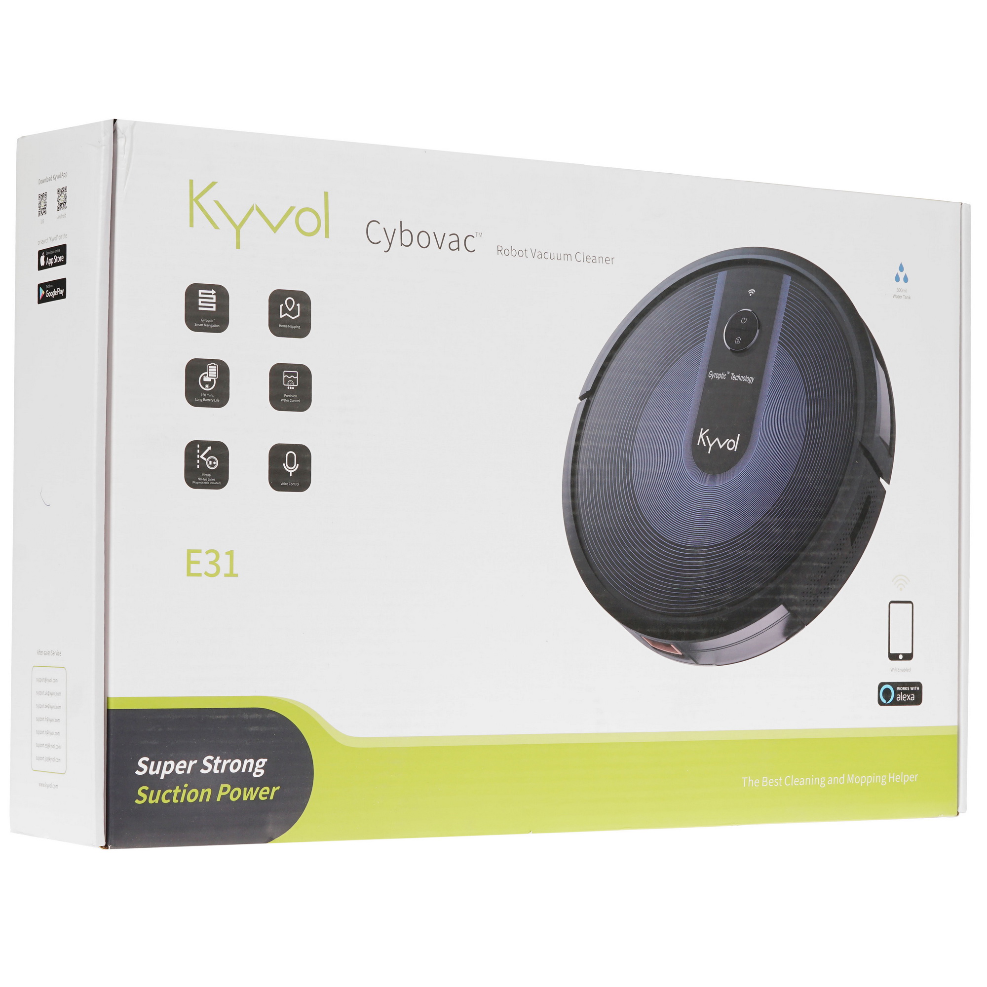 5309231 Робот-пылесос Kyvol E31 черный STDN-0106559 - Вид №13