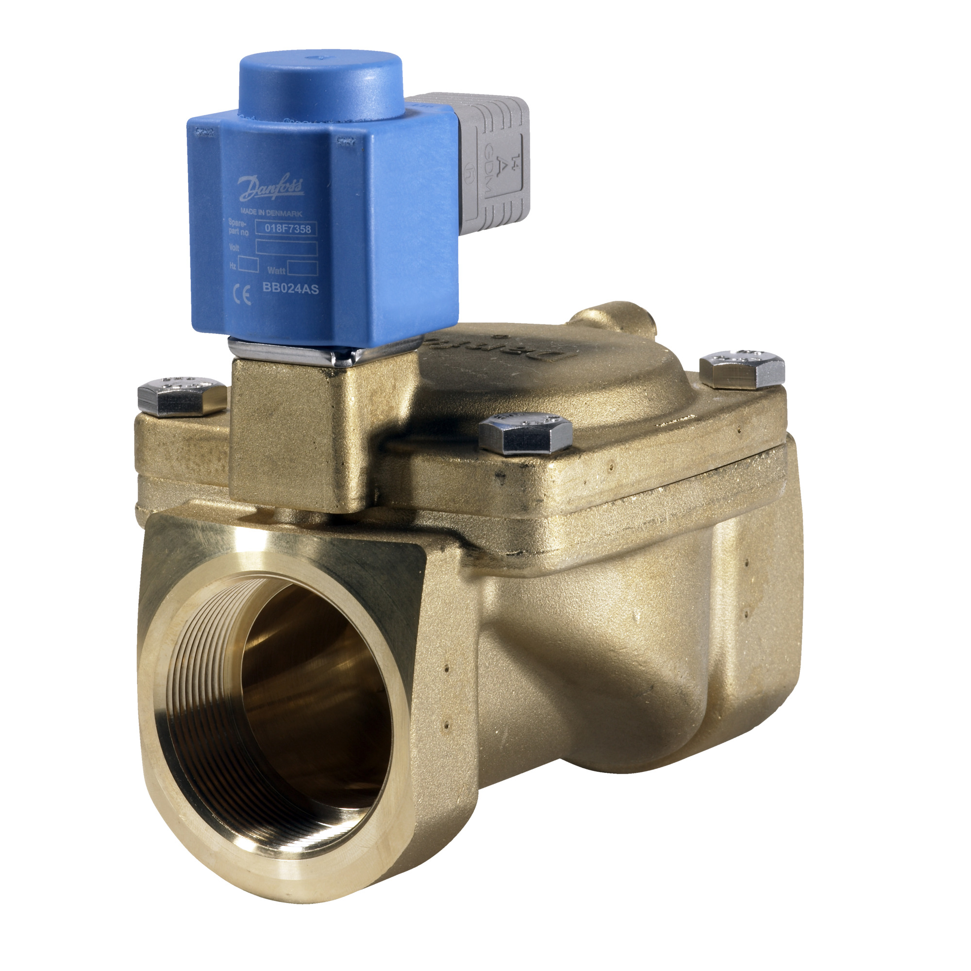 Danfoss EV220B — двухходовые электромагнитные клапаны для общей промышленности Клапан электромагнитный EV220B с кат. 032U460431  - Вид №51