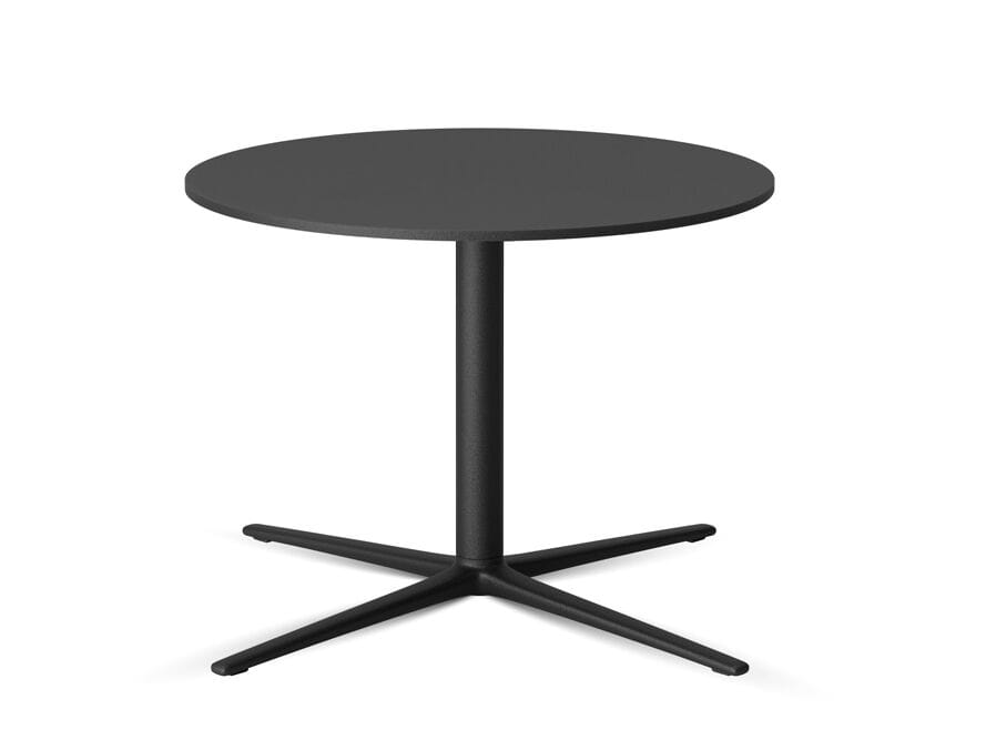 Круглый журнальный столик из алюминия и дерева со спицами Infiniti Loop ARCH-00102226 - Вид №1