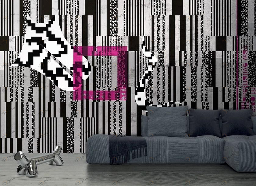 N.O.W. Edizioni Виниловые или стекловолоконные обои 4 mani by pietro gaeta & alessandro mendini sun-id-1351781