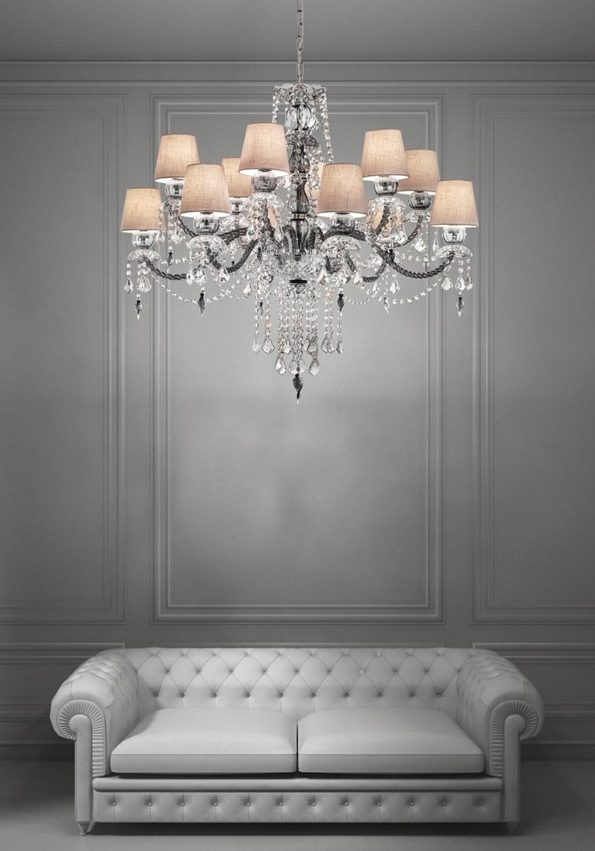 Sylcom Люстра из стекла с кристаллами Michiel 670 - Вид №1