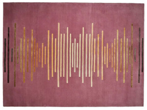 Изготовленный на заказ шерстяной и шелковый ковер ручной работы