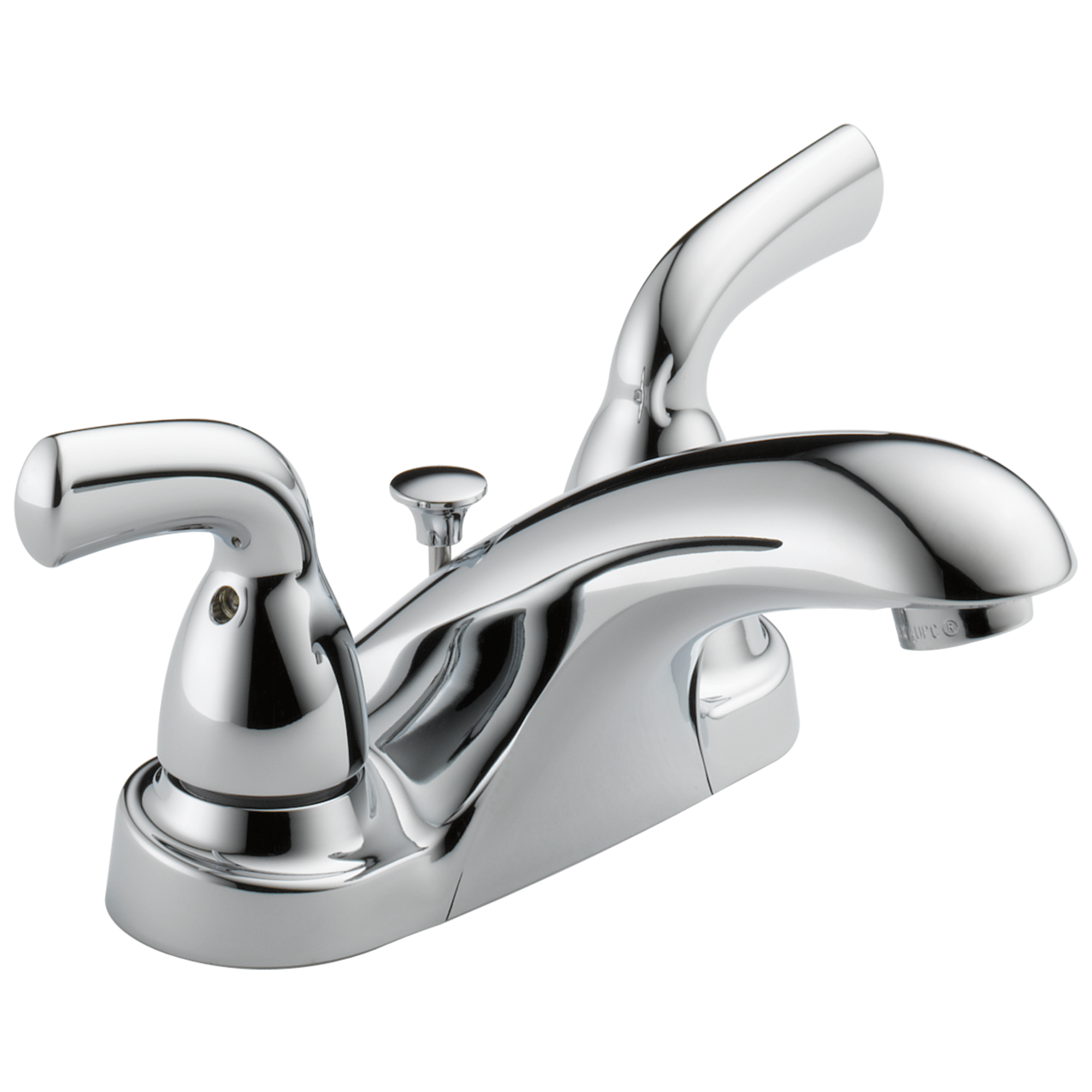 B2510LF-PPU Смеситель для ванной комнаты с двумя ручками Delta Faucet Foundations Хром 