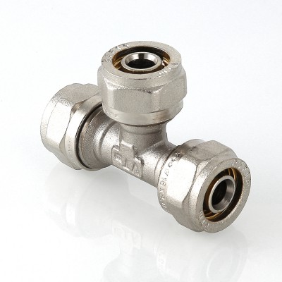 VTm.331.N.261626 Фитинг обжимной – тройник Valtec 26 х 16 х 26 мм  - Вид №5