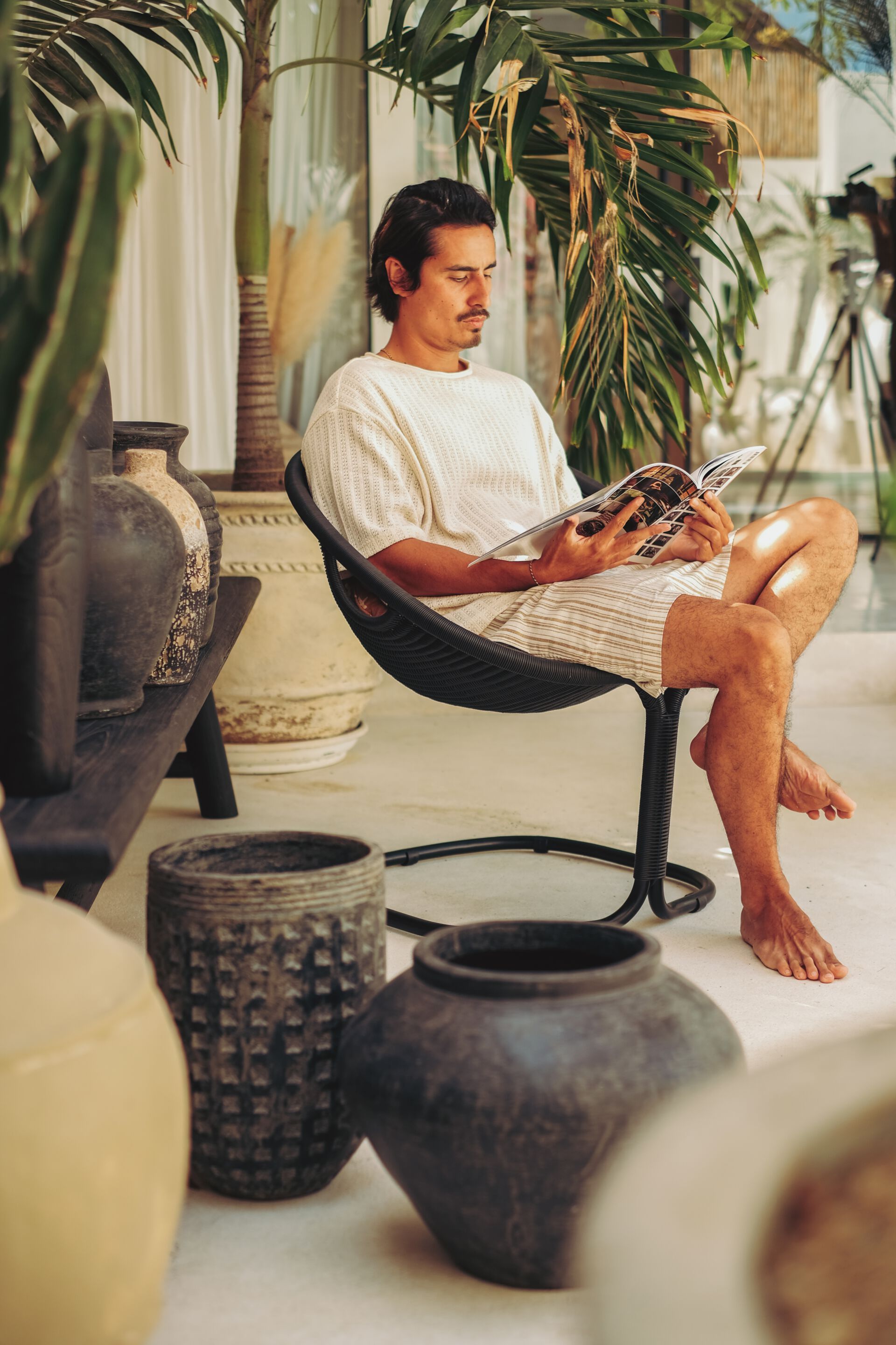 Синтетическое волокно консольный стул сада cbdesign Flip ARCH-00085124 - Вид №3