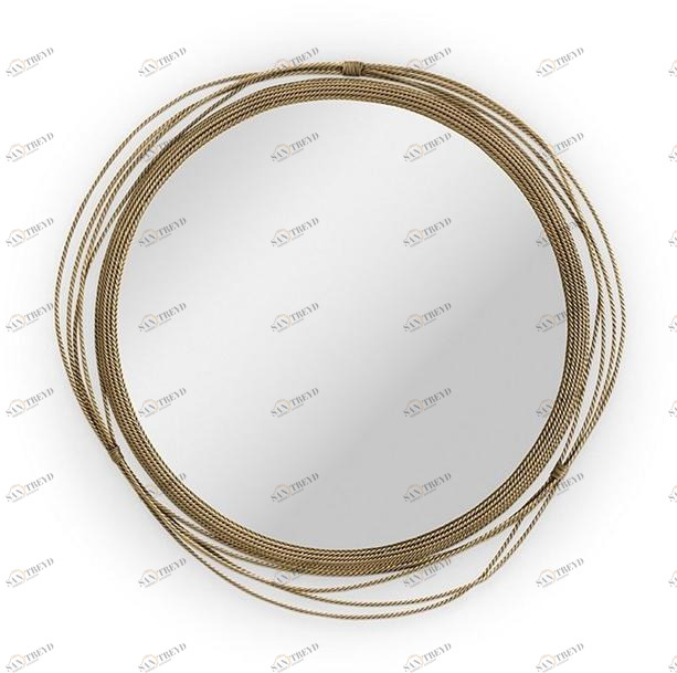 BRABBU Круглое зеркало в раме sun-id-1438479