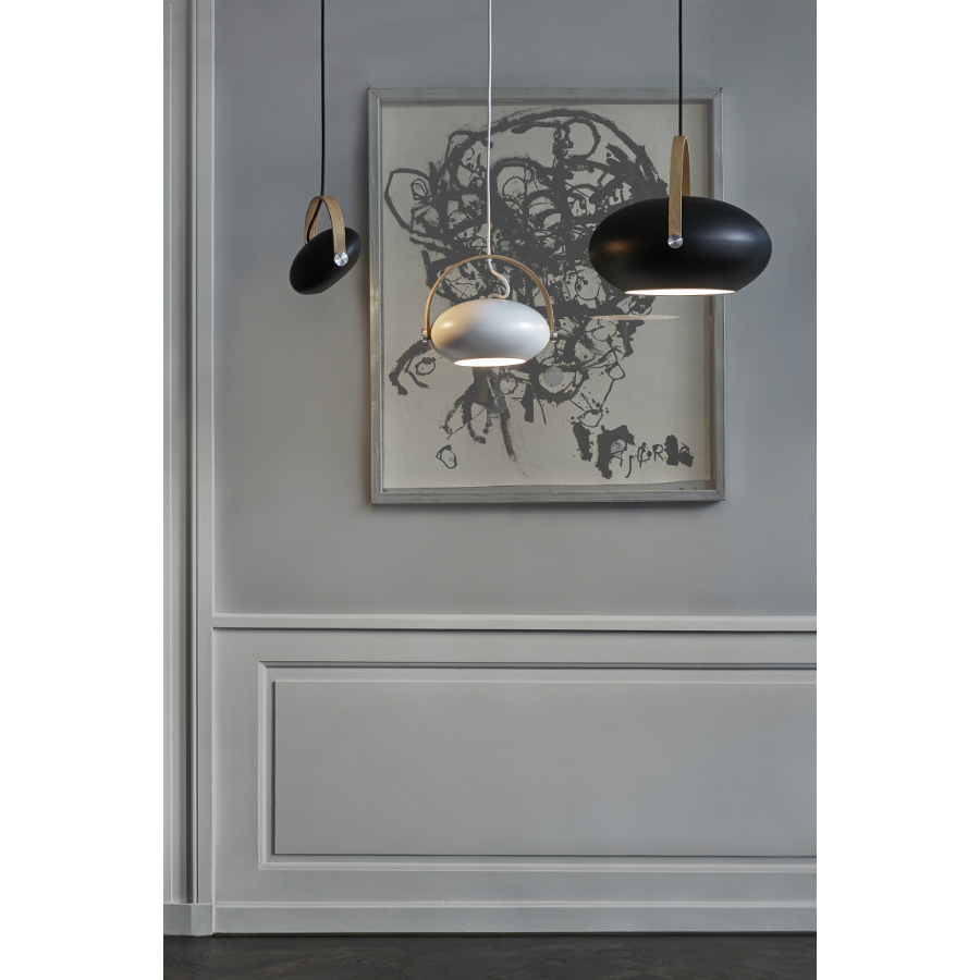 Светильник подвесной D.C, Ø18, белый/дуб Halo Design 734290 - Вид №1