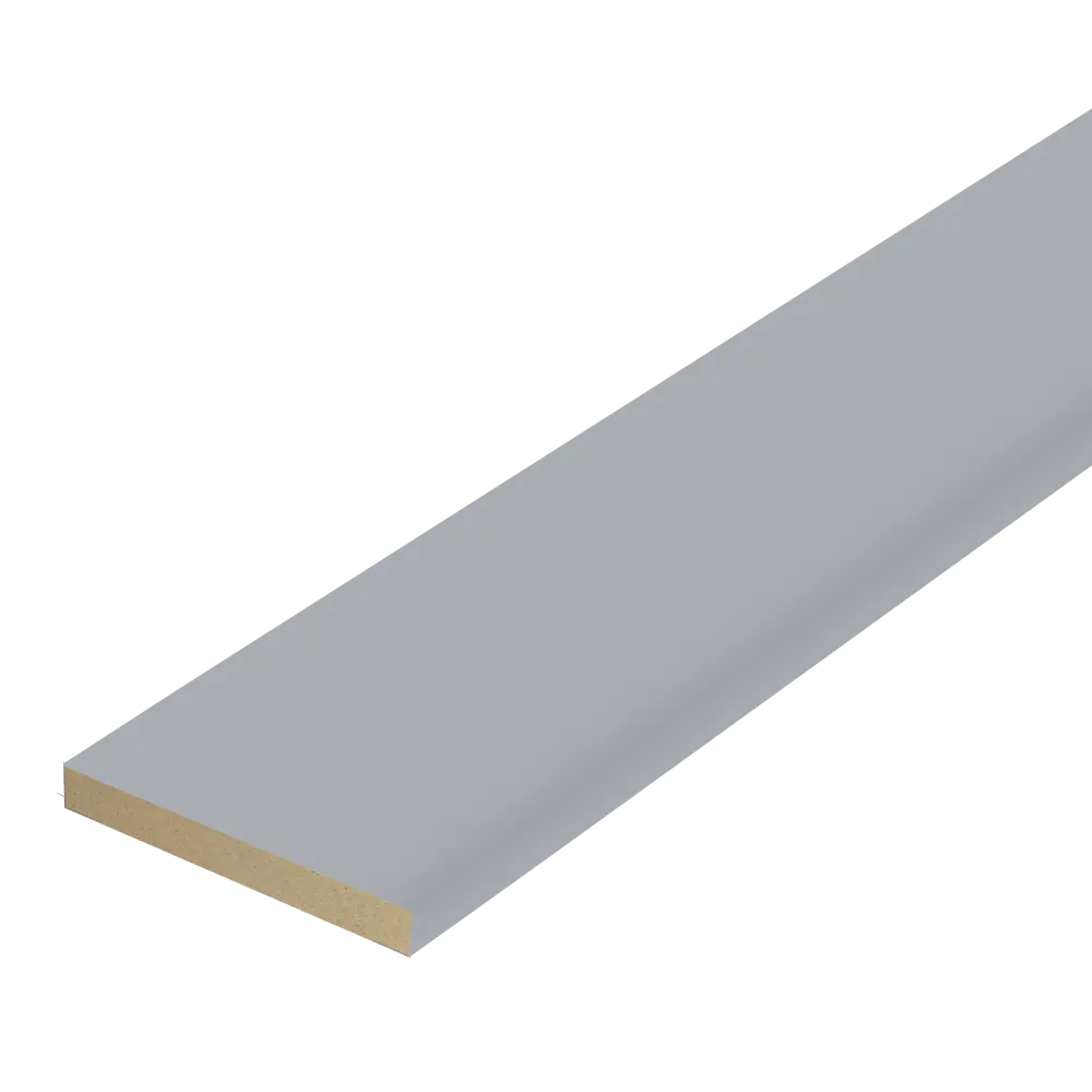 Наличник 2200x70х10 мм финиш-бумага ламинация цвет серый VELLDORIS STLM-2190749