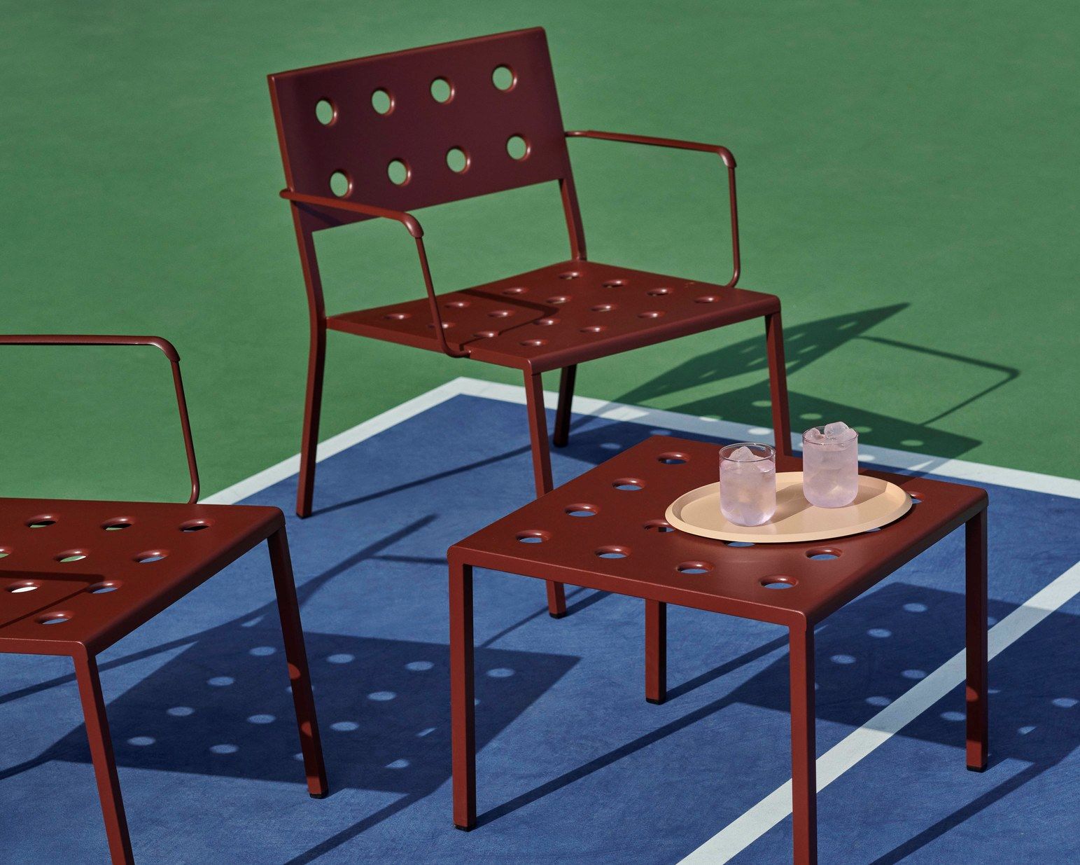 Стул для сада с порошковым покрытием с подлокотниками Hay балкон ARCH-00052849 - Вид №11