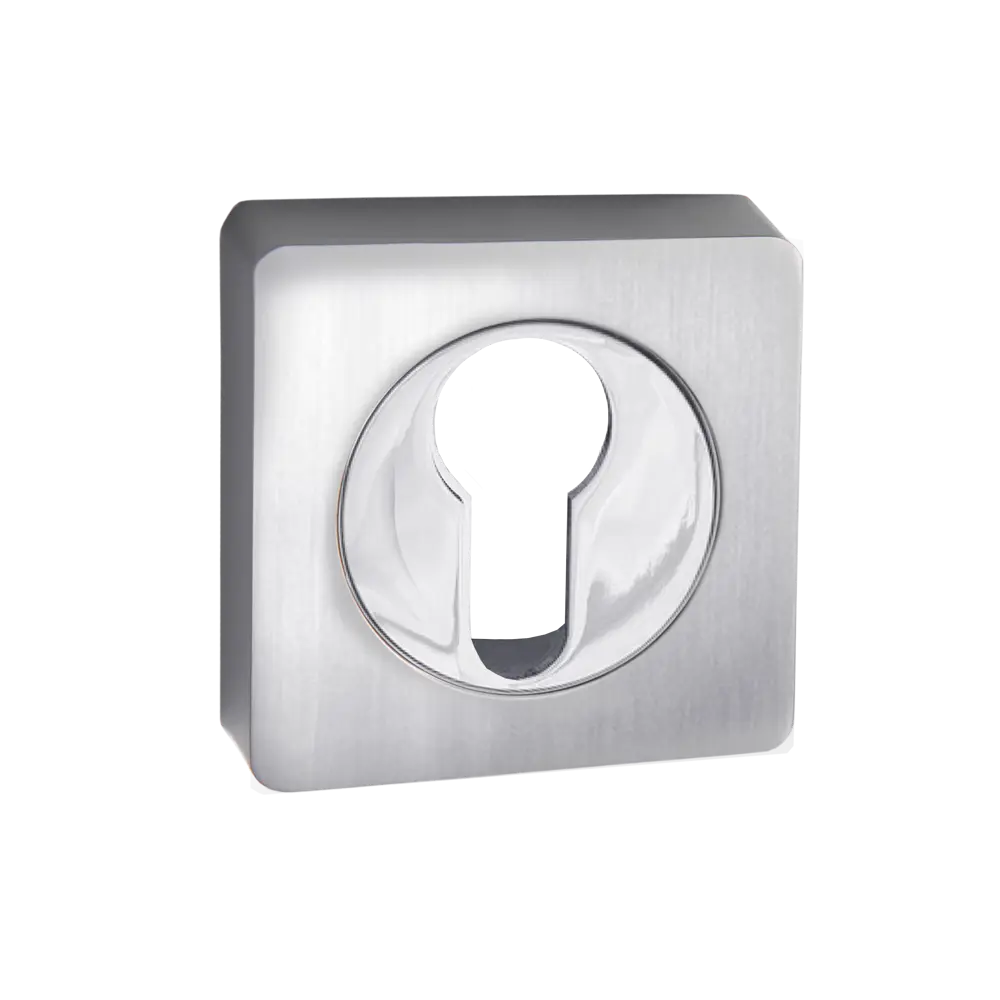 Накладки на цилиндр Renz ЦАМ цвет матовый хром 2 шт STLM-2060386