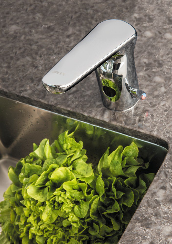 03370 Автоматический смеситель с рычажком для настройки температуры воды, 24 В пост. SANELA  - Вид №1