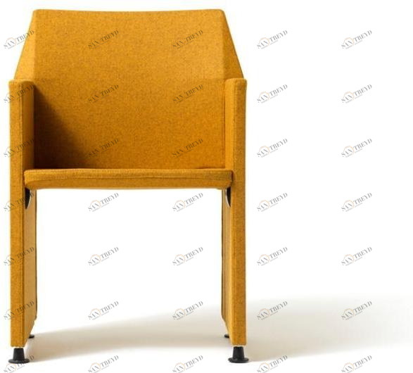 Diemme Стул для конференций из ткани с подлокотниками Origami sun-id-1347524