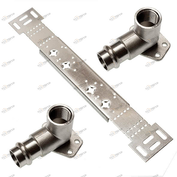 69980G1512 SANHA 9980G монтажный набор, двойная водорозетка ВР 15x1/2 мм 