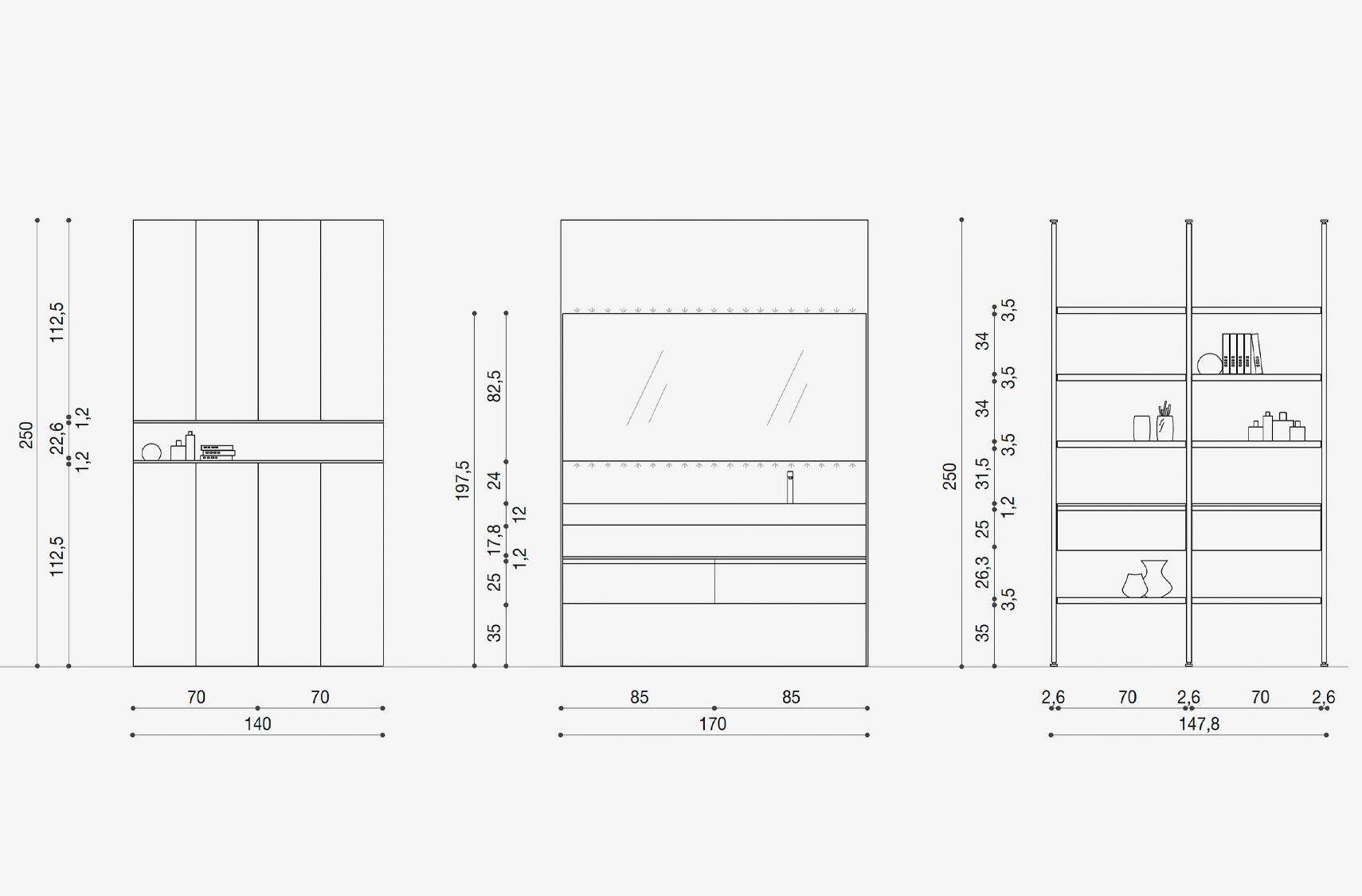 Модульная система ванной комнаты ARCOM ARCH-00114368 - Вид №3