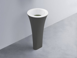AMLA45-BL+AMPILT-AG+AMCOLT-CM Раковина Amedeo Tondo отдельностоящая cielo Enjoy + Amedeo