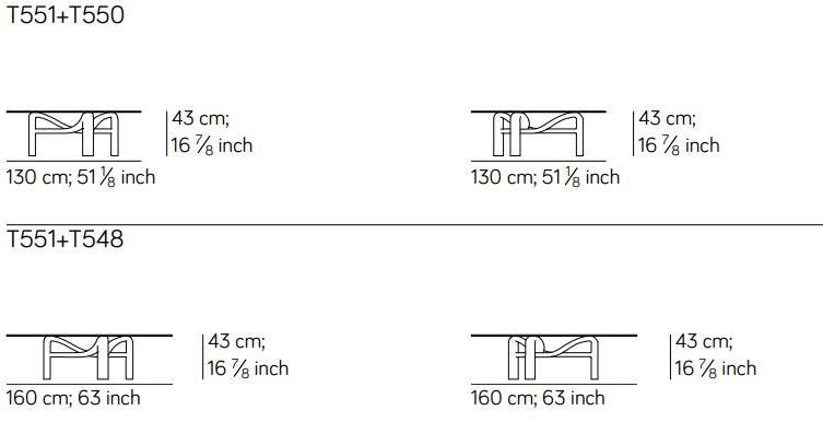 AMURA Круглый журнальный столик из дерева и стекла Twister sun-id-1394443 - Вид №4