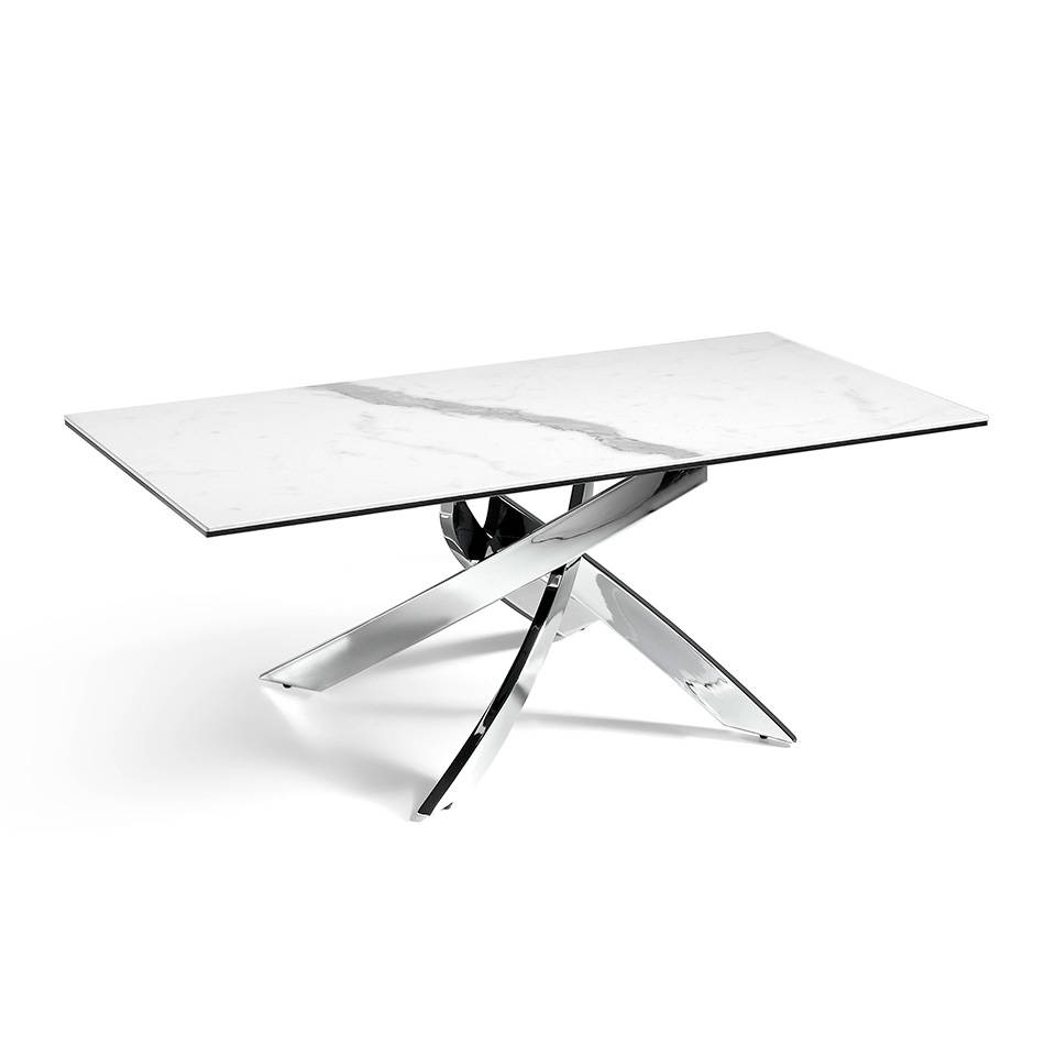 077887 Журнальный столик Angel белый мрамор 120x70 Angel Cerda 