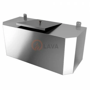 Бак навесной Онега 80 л. (1 мм AISI 439) горизонтальный