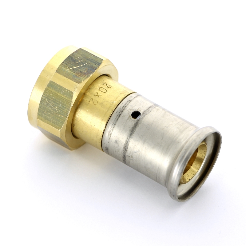 Муфта с накидной гайкой, плоская прокладка пресс HENCO 20x3/4" 26P20Z05 - Вид №1