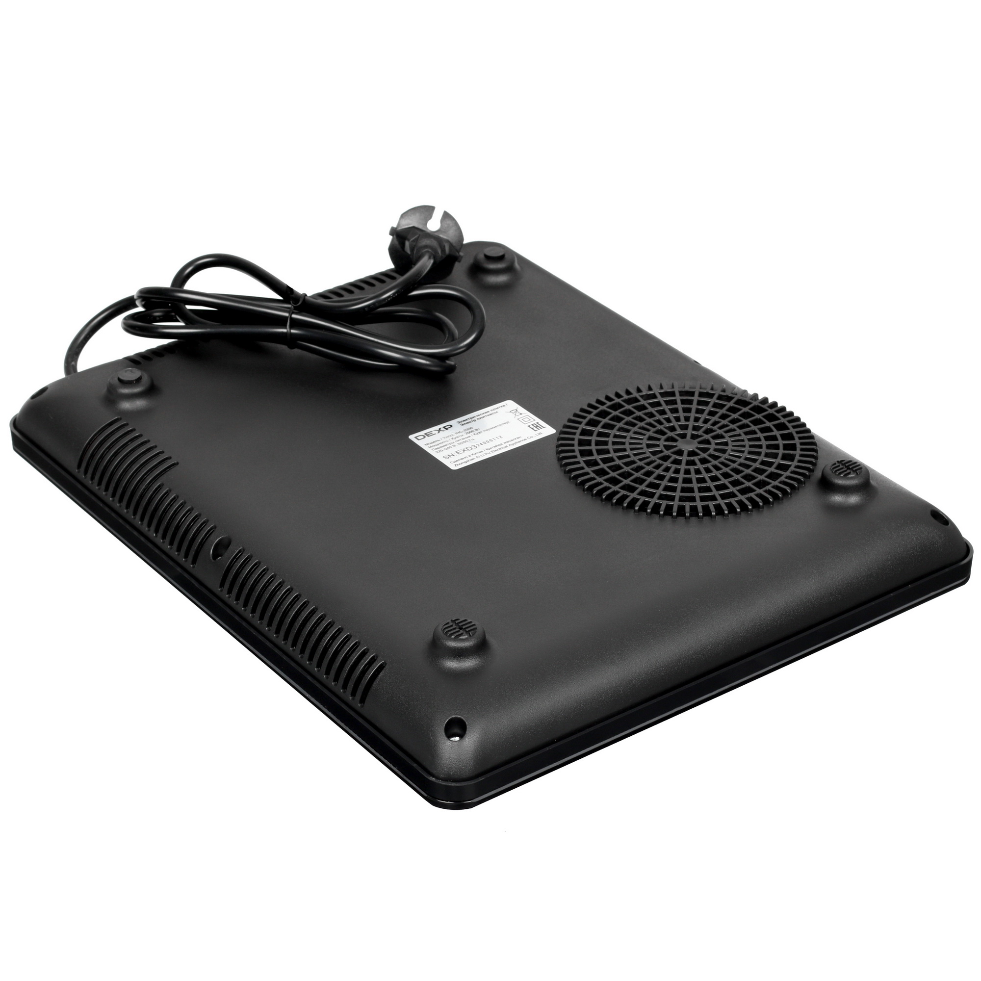 5419343 Плита компактная электрическая DEXP INC-2000 черный STDN-0133627 - Вид №4