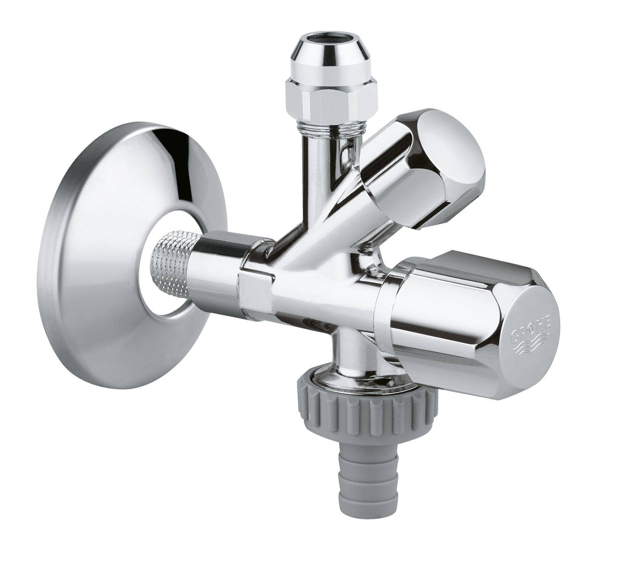 Вентиль угловой комбинированный GROHE 3/8 дюйма, хром (22033000) Spare Parts