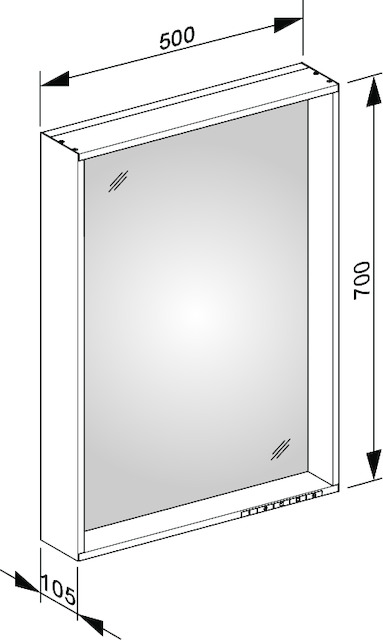 33097ZZ2003 Зеркало с подсветкой KEUCO Plan - Вид №13