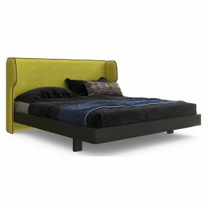 Кровать деревянная 200х200 зеленая BRAGIN DESIGN ДИЗАЙНЕРСКИЕ 256518 Желтый