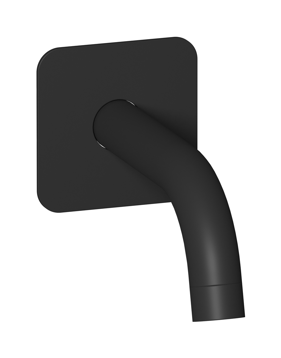 Настенный излив WE ARE IB id320np_22 Matt Black Industria