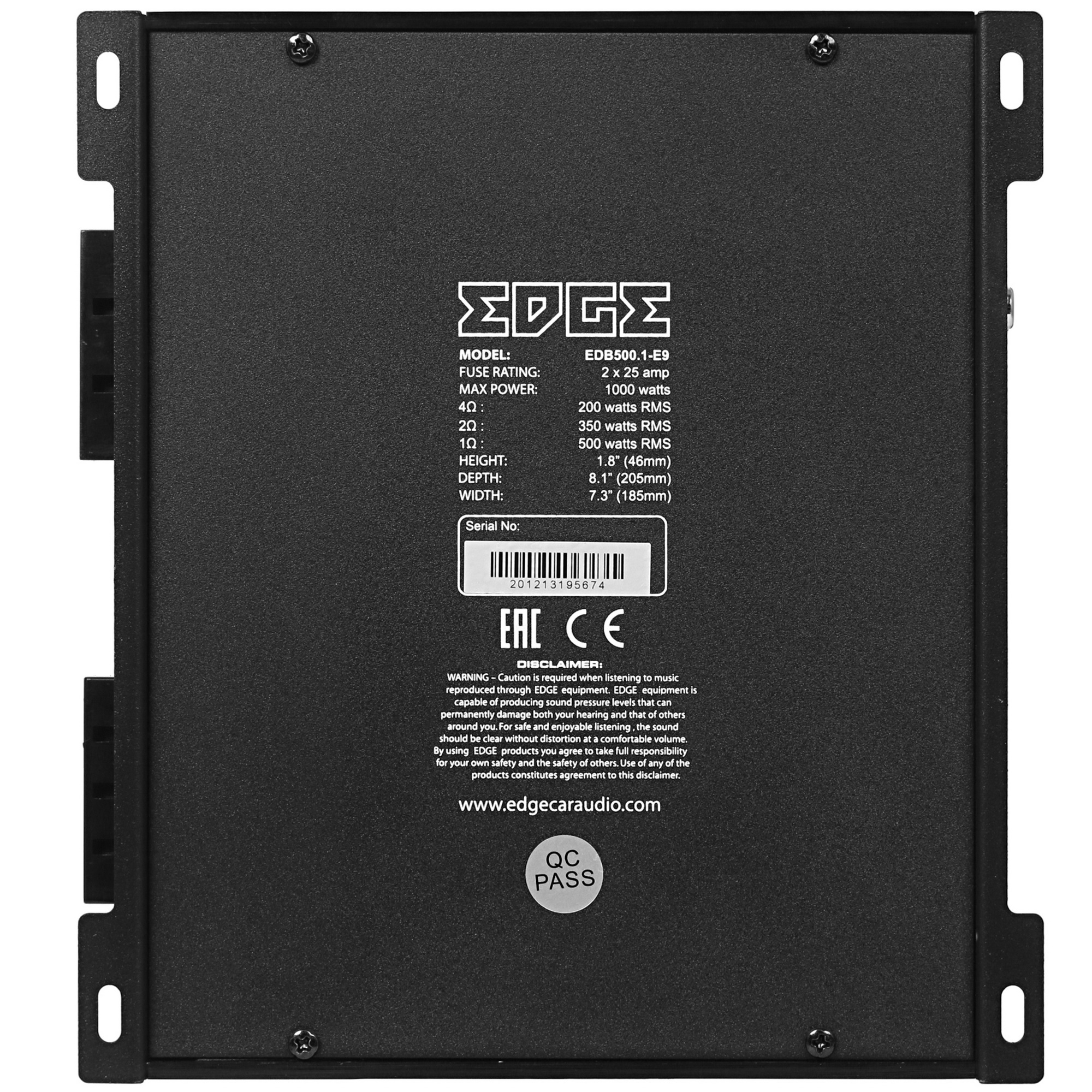 4810186 Усилитель EDGE EDB500.1-E9 STDN-0045671 - Вид №4