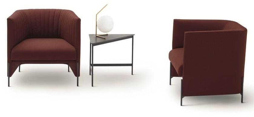 arflex Мягкое кресло из ткани со стеганым чехлом Algon sun-id-1406465 - Вид №2