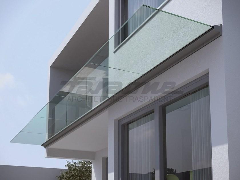 FARAONE Навес из алюминия и стекла с подсветкой Linea sun-id-1435559 - Вид №4