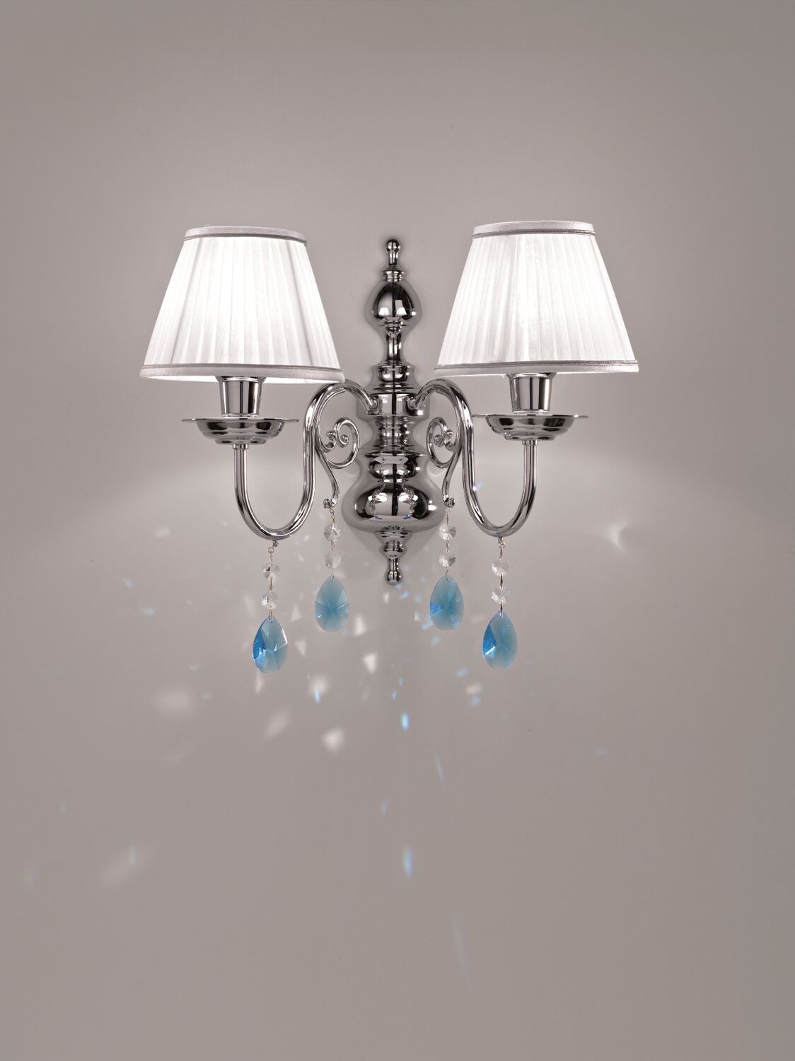 Металлический светодиодный настенный светильник с кристаллами Cremasco Illuminazione световые работы ARCH-00012961 - Вид №1