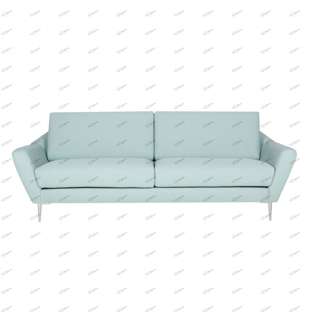 Диван трехместный прямой голубой Agda SITS AGDA 191854 Голубой 