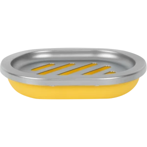 Мыльница Аквадекор Альма пластик цвет светло-жёлтый