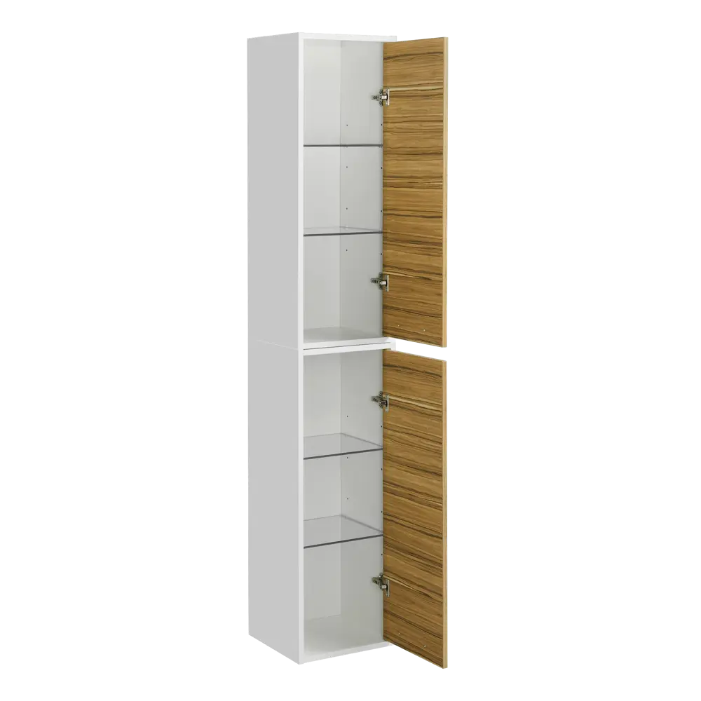 Пенал Aquaton Мерида 33 см цвет белый эбони светлый STLM-2108987 - Вид №6