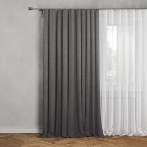 88935300 Штора на ленте Inspire Kirov 140x280 см цвет серо-бежевый STLM-1323528