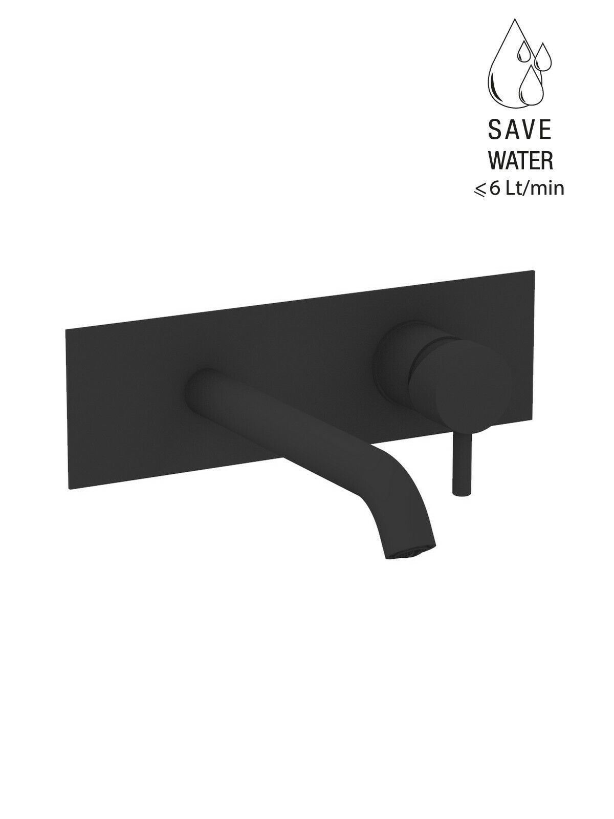 Настенный однорычажный смеситель для раковины с ограничителем расхода Rubinetterie Frattini Pepe XL ARCH-00076573 - Вид №51