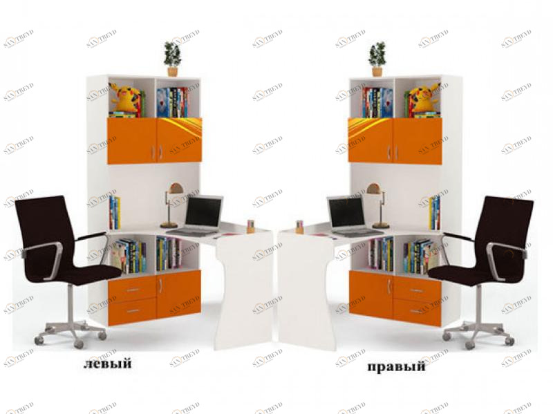 Стол-стеллаж ABC-KING Champion левый оранж 4631148150270