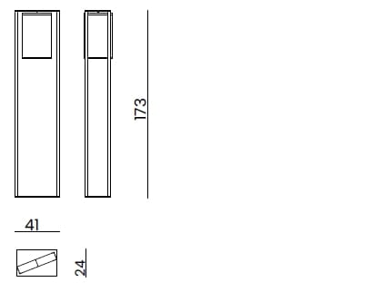 Хромированный металлический светодиодный торшер Bizzotto Italia Symphony – Infinity ARCH-00152461 - Вид №1