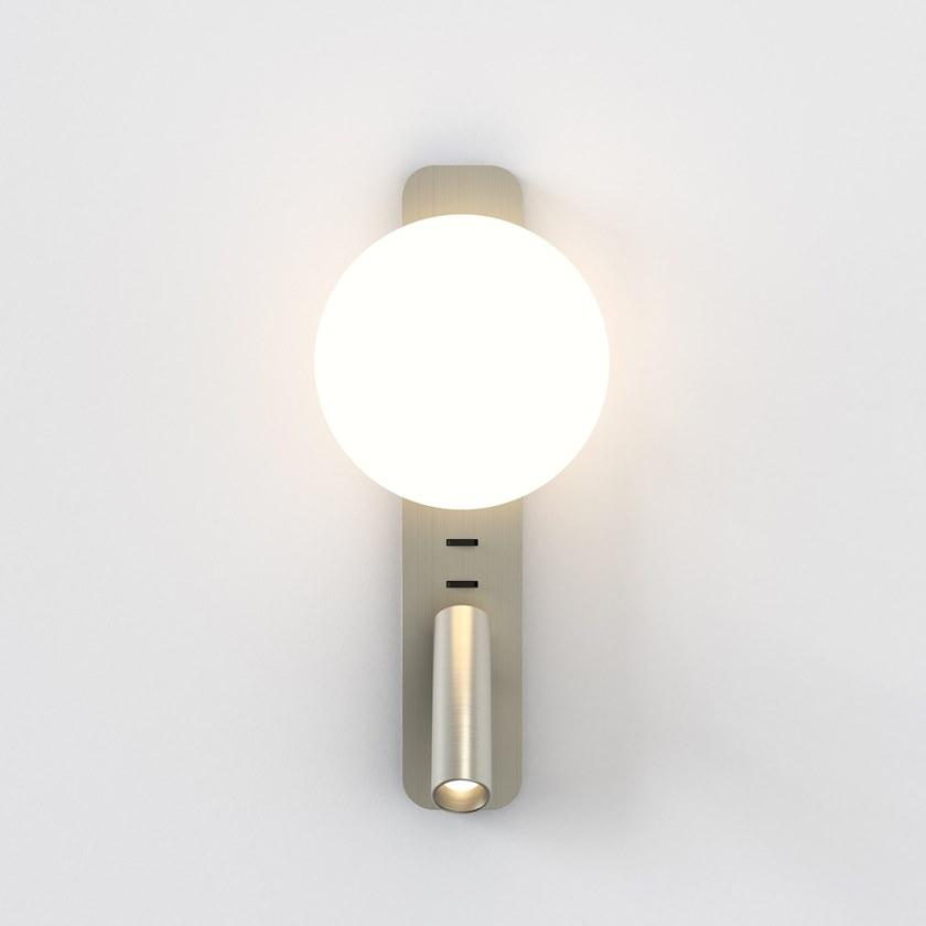 Astro Lighting Алюминиевая лампа для чтения прямого и непрямого света в современном стиле с фиксированным кронштейном Zeppo sun-id-1501885 - Вид №11