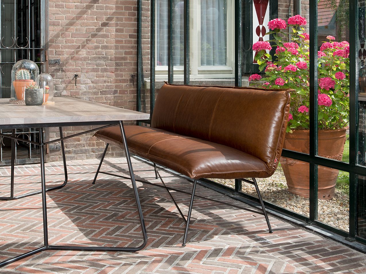 3-местный кожаный диван Jess Vidar ARCH-00030475 - Вид №4