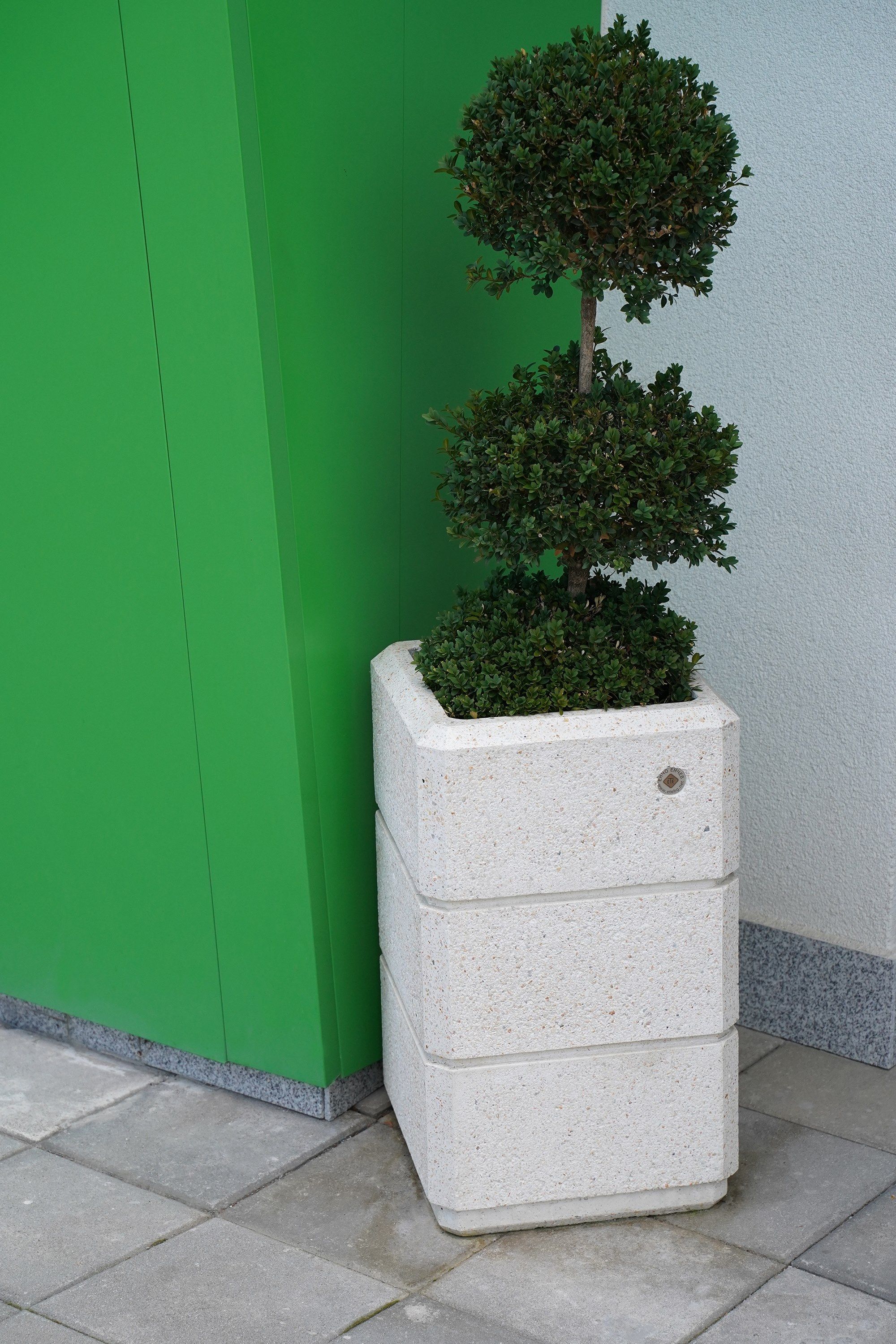 Бетонная квадратная плантатор ENCHO ENCHEV - ETE 76/77 ARCH-00079923 - Вид №3