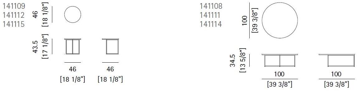 Arketipo Круглый журнальный столик в сукупире sun-id-1453657 - Вид №6